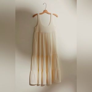 Free People Reel Love White Midi Dress
